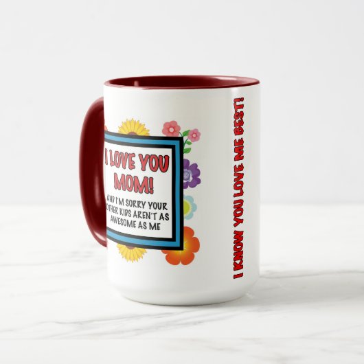 Mok van haar favoriete kind (Voorkant links)