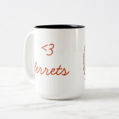 Mok van hartfretten (Voorkant links)