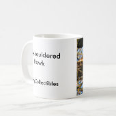 Mok van Hawk Coffee met rode schouders (Voorkant links)
