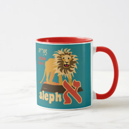 Mok van Hebreeuwse Alfabet Coffee