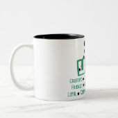 Mok van herkenningstekens van de galgdierentuin (Links)