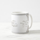 Mok van het 60ste Diamond Wedding Jubileum (Voorkant rechts)