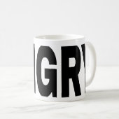 MOK VAN HET ANGRY-woord (Voorkant rechts)