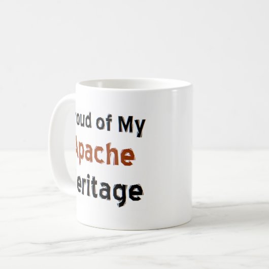 mok van het apache - erfgoed koffie (Voorkant links)