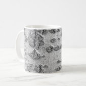 Mok van het barstpatroon van Birch (Voorkant links)