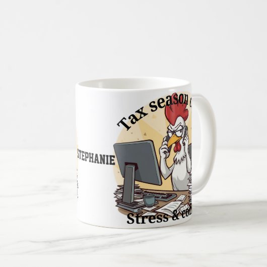 Mok van het belastingseizoen (Voorkant rechts)