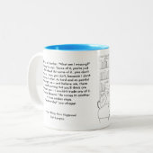 Mok van het boek Adrien en Jake (met citaat) (Voorkant links)