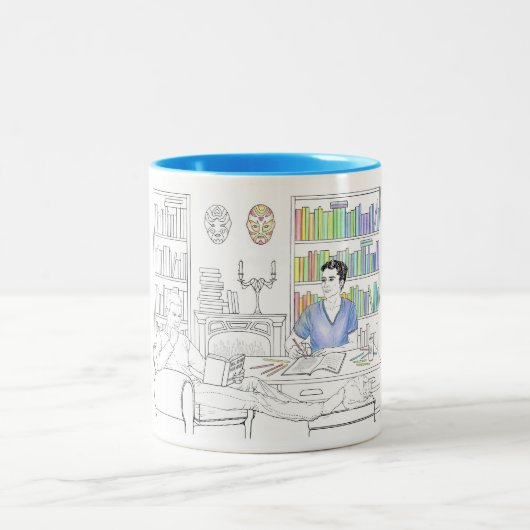 Mok van het boek Adrien en Jake (zonder prijsopgav (Center)