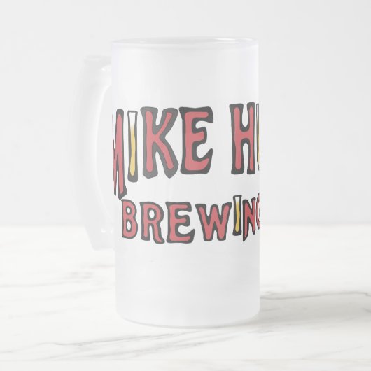 Mok van het Brewing Co. Beer van Mike Hunt (Voorkant links)