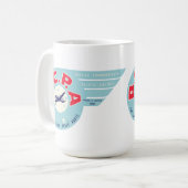 Mok van het Britse Gemenebest Pacific Airlines (Voorkant links)