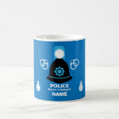 Mok van het Britse politieagent Coffee (Center)