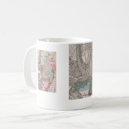 Mok van het collage (Voorkant links)