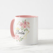 mok van het dba-arabisch meisje (Voorkant links)