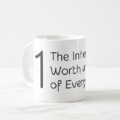 Mok van het eerste beginsel van de EU (Voorkant links)