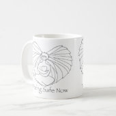 mok van het engel hart (Voorkant links)