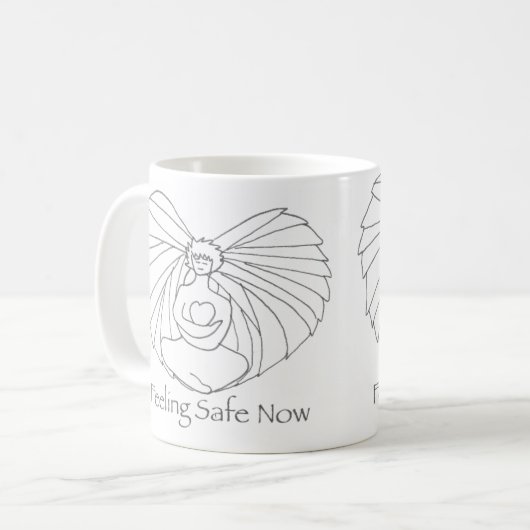 mok van het engel hart (Voorkant links)