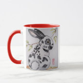 Mok van het Engelse Spot Bunny Rabbit Design door (Links)