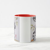 Mok van het Engelse Spot Bunny Rabbit Design door (Midden)