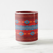 Mok van het etnische zuidoostelijke ontwerp (Midden)