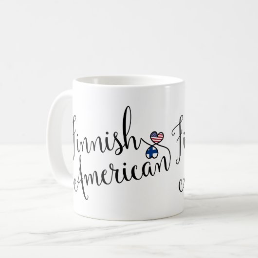 Mok van het Finse Amerikaanse binnenste hart (Voorkant links)