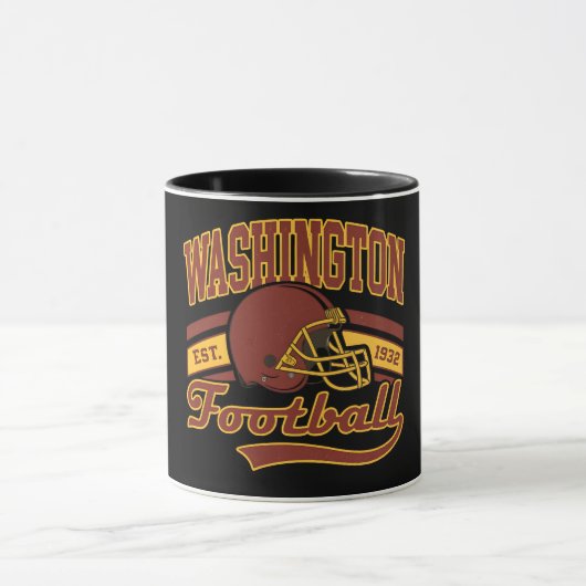  Mok van het Football van Washington - Est. 1932 (Midden)