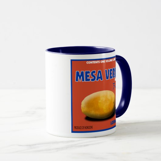 Mok van het fruitetiket (Voorkant rechts)