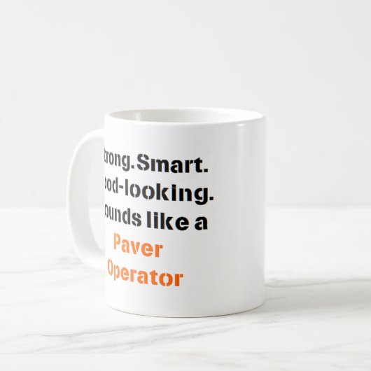 mok van het geluidsniveau van de operator paver (Voorkant links)