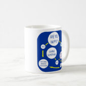Mok van het Gelukkig Stroomschema Koffie (Voorkant rechts)