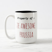 Mok van het Geweldige door Pruisen (Links)