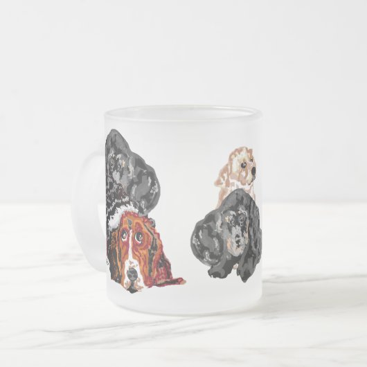 Mok van het glas van de vriezer: Steek uw Dorst af (Voorkant links)