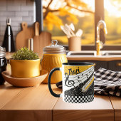 Mok van het Goud-muziekthema op maat