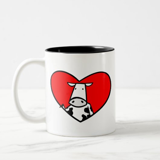Mok van het hart van de koeien (Links)