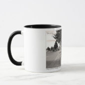 Mok van het historische dorp DuPont (Links)