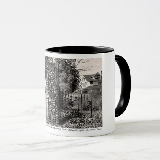 Mok van het historische dorp DuPont (Voorkant rechts)