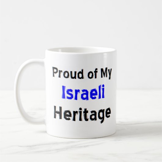 mok van het israëlische erfgoed koffie (Links)