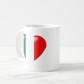 Mok van het Italiaanse hart - Cuore Italiano (Voorkant links)