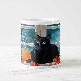 Mok van het Kat van Halloween in de 'T-acht-nachts