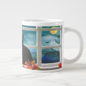 Mok van het Kat van Halloween in de 'T-acht-nachts (Rechts)