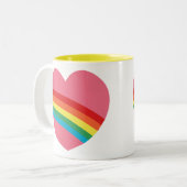 mok van het kerkelijk regenbooghart van 80 jaar (Voorkant links)