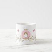 Mok van het kind - Princess Carriage Glitter Heart (Voorkant)