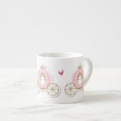 Mok van het kind - Princess Carriage Glitter Heart (Voorkant rechts)