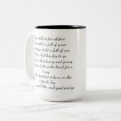 Mok van het kindergedicht van maandag (Voorkant links)