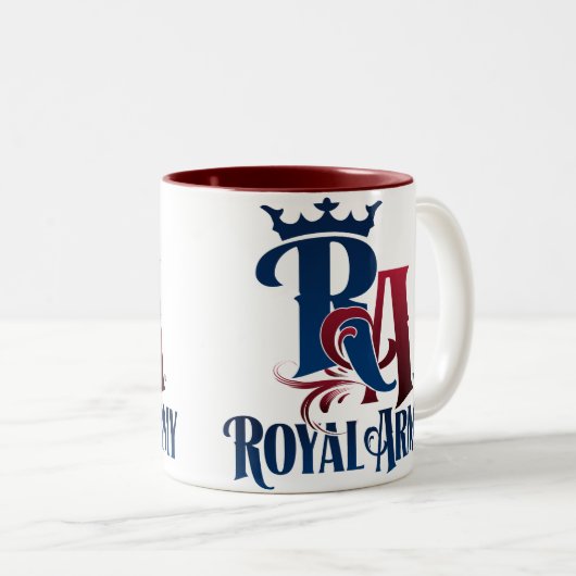 Mok van het koninklijk leger Emblem (Voorkant rechts)