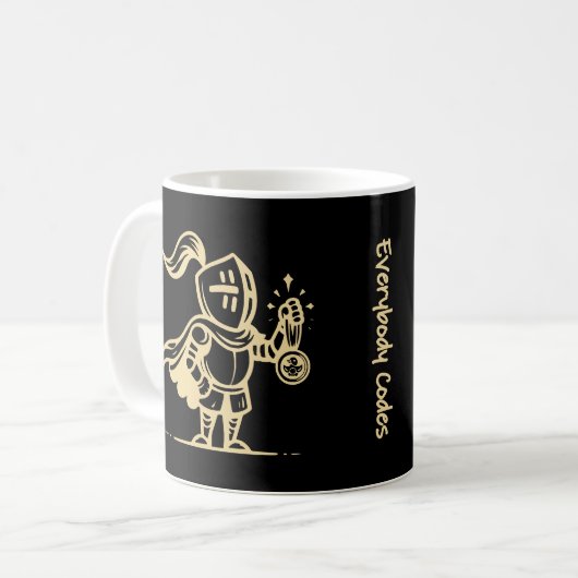 Mok van het Koninkrijk der algoritmen (Voorkant links)