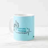 Mok van het krachtige Tourette-syndroom (Voorkant links)