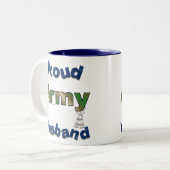 Mok van het leger van Proud Husband (Voorkant links)