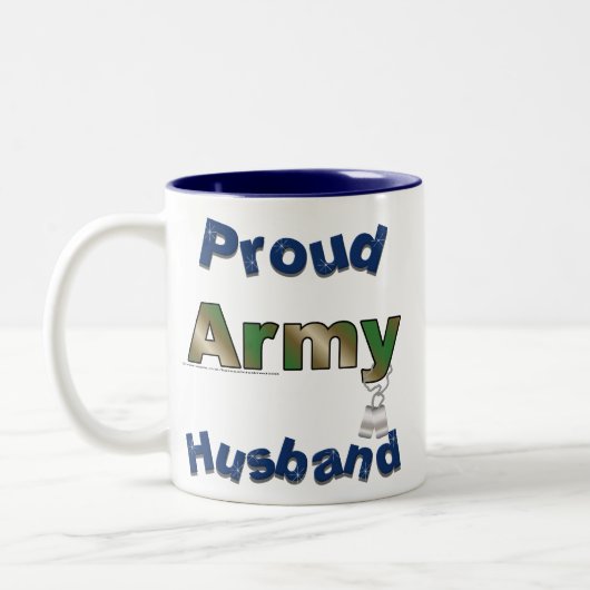 Mok van het leger van Proud Husband (Links)