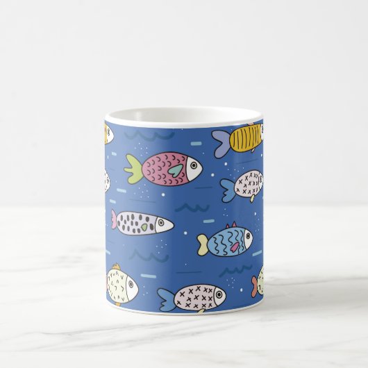 mok van het leven in de oceaan koffie (Center)