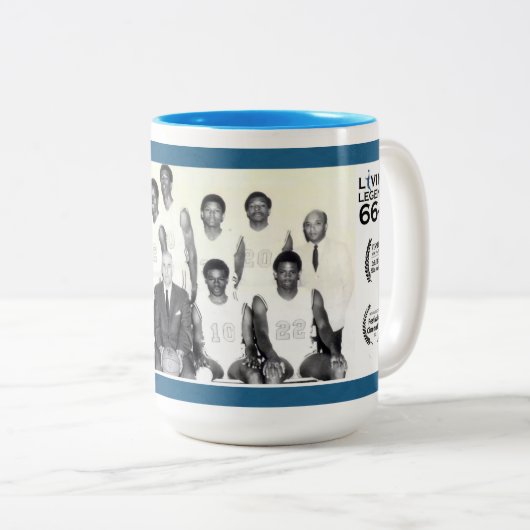 Mok van het levende Legends Team 69 (Voorkant rechts)