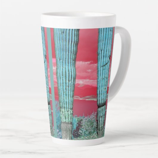 Mok van het meer Pleasant Saguaro Pillars Latte (Rechterhoek)